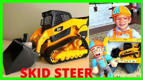 blippi skid steer youtube|kids skid loader videos.